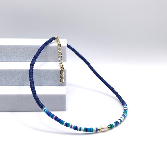 NEW……Heishi Beaded with Genuine Freshwater Pearl - Picture 11 of 12